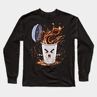 coffee super energy Long Sleeve T-Shirt